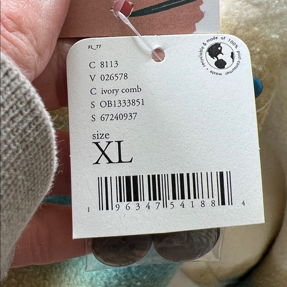 NWT Free People Women's Ruby Jacket Shacket in West Coast Striped Size XL - Picture 7 of 7